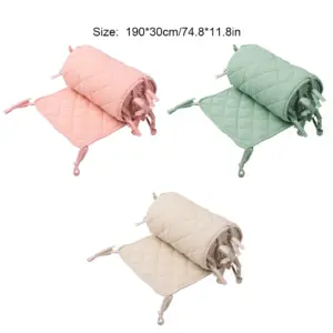 Baby Crib Fence Cotton Bed Protection Railing Thicken Bumper 190x30CM One-piece Crib Around Protector Newborn Bedding Room Decor -